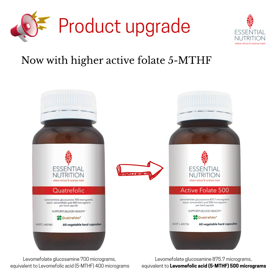 📢 Product Upgrade - Active Folate 500
